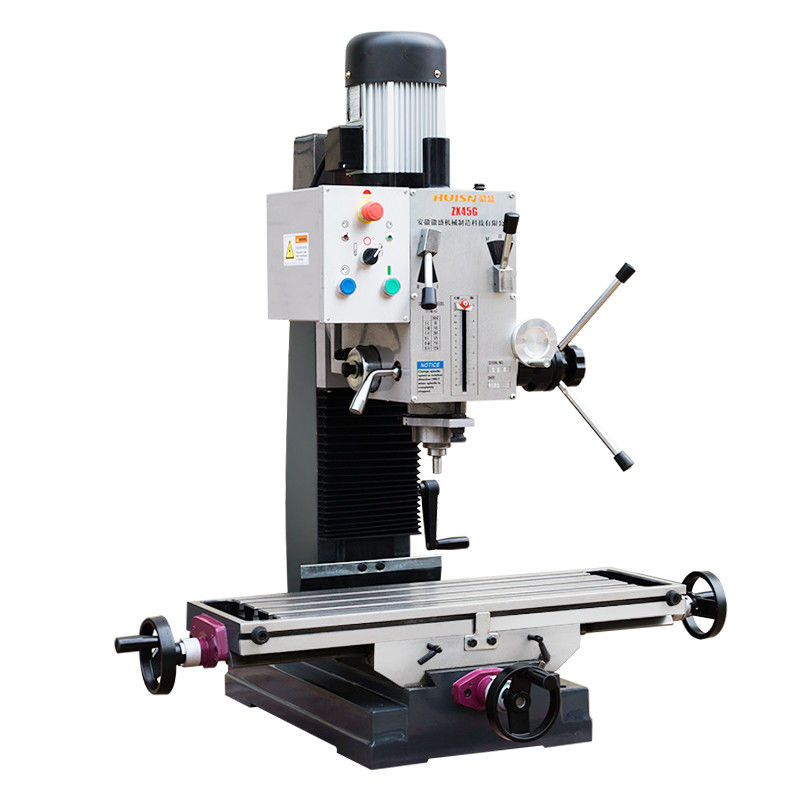 HUISN ZX45G Table Drilling Machine Power Feed Drilling And Milling 